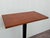 Mid-Century Modern Vintage High Coffee Table with Teak Top and Metal Frame with Casters, 1960s For Sale - Image 3 of 9