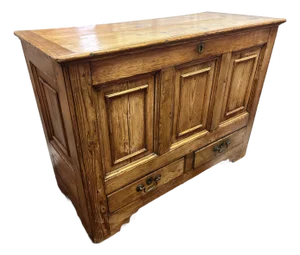 English Pine Blanket Chest, 19th Century