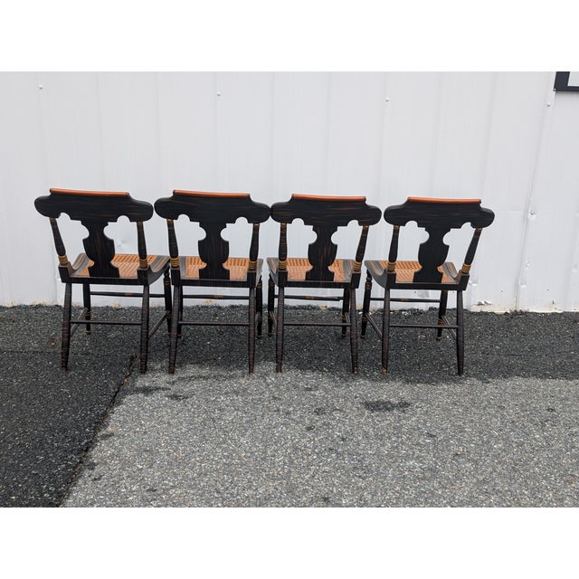 This exceptional 19th-century Baltimore bergère side chair, dating to the 1880s, exemplifies the sophisticated...