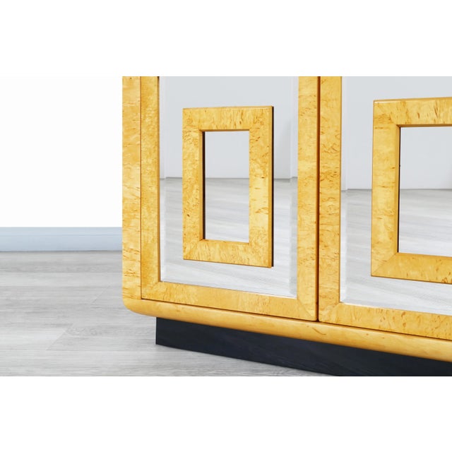 1970s Vintage Burl Wood Nightstands by Romweber Furniture Co. For Sale - Image 11 of 13