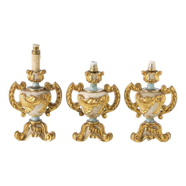 D. Jose Style Palm Tree Bases, 18th Century, Set of 3 For Sale