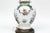 French Country Antique Continental Hand-Painted Porcelain Baluster Jar Table Lamp | Watteau Figural Scenes | C. 1890 For Sale - Image 3 of 12