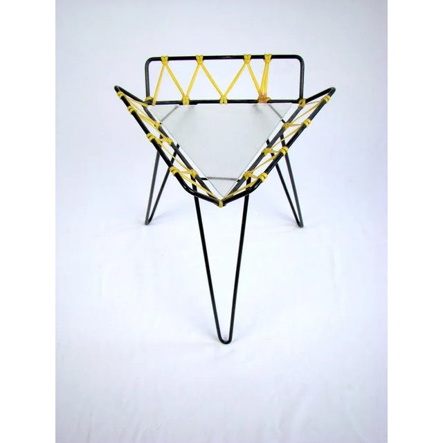 Mid-Century Minimalist Tripod Plant Stand, 1950s For Sale - Image 4 of 10