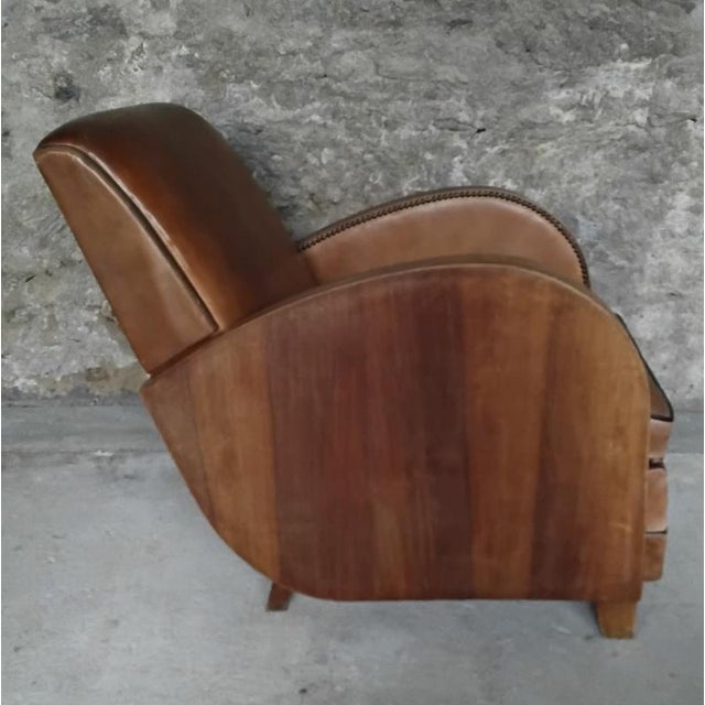 Art Deco Armchair, 1950s For Sale - Image 3 of 5