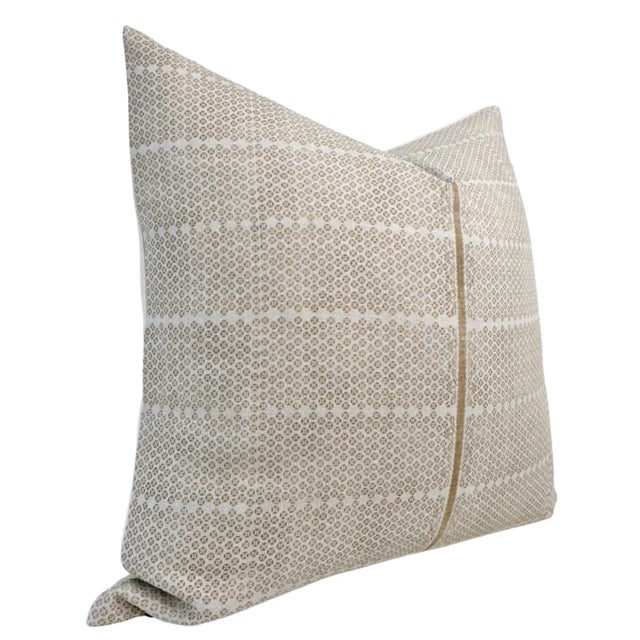 ⭐️ Ships Within 2 Days On the Front: Madu Printed Fabric On the Back: Ivory Linen Fabric Designer Fabric Content: 100%...