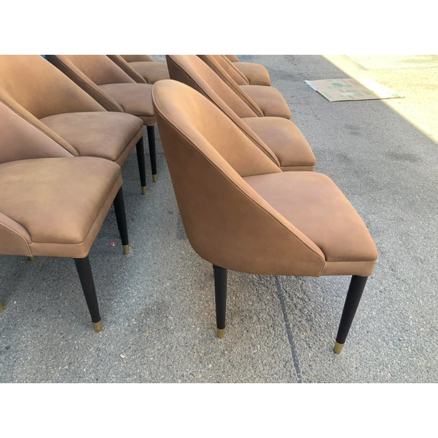 Modern Bucket Dining Chairs Set of 8 Chairish