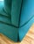 Vintage Deep Teal Velvet Tufted Back Slipper Chairs, a Pair For Sale - Image 12 of 12