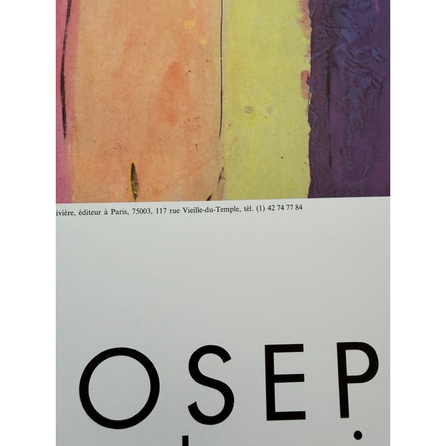 1980s Joseph Pour La Maison, London Exhibition Poster from Walasse Ting, 1986 For Sale - Image 5 of 12