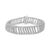 This silver 5.00 carat bracelet is glamour embodied. This piece is created in the finest .925 sterling silver, and plated...