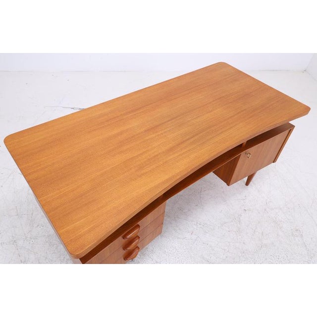 Wood Mid-Century Danish Desk, 1960s For Sale - Image 7 of 18