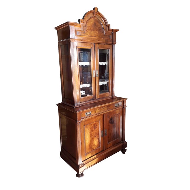 Brown Antique Walnut and Briar Sideboard For Sale - Image 8 of 8