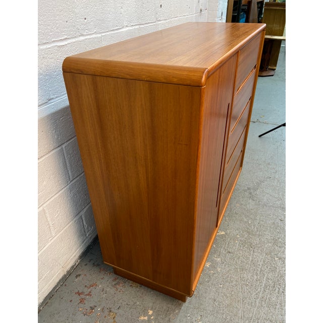 Brown Mid-Century Teak Gentleman's Chest by the Sun Cabinet Co LTD For Sale - Image 8 of 18