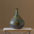 Mid-Century Modern Mid-Century Modern Studio Pottery Teardrop Bottle Vase Signed Ms 17 For Sale - Image 3 of 10