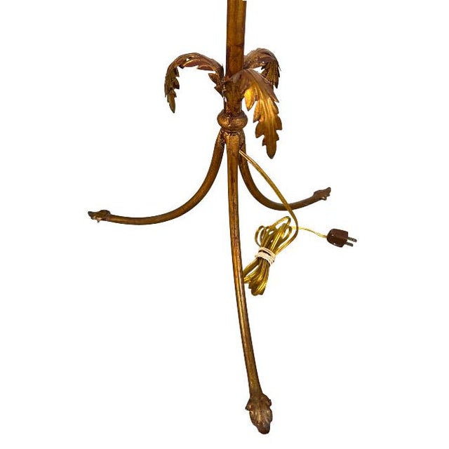 Mid 20th Century Tres Foil Antique Floor Lamp For Sale In West Palm - Image 6 of 7