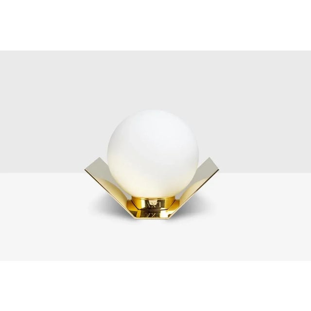 Twain solid brass wall light by lexavala dimensions: w 16 x d 16 x h 13 cm materials: brass, glass. There are two lenghts...