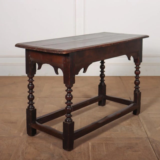 18th Century Oak Lamp Table For Sale - Image 6 of 9