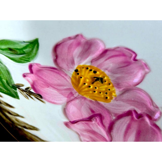 Ceramic Franciscan Desert Rose Grill Plate For Sale - Image 7 of 12