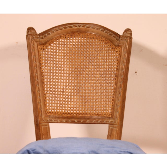 Early 19th Century Directoire Oak Chair For Sale - Image 6 of 14