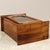 Antique Walnut Wall Display Cabinet For Sale - Image 4 of 8