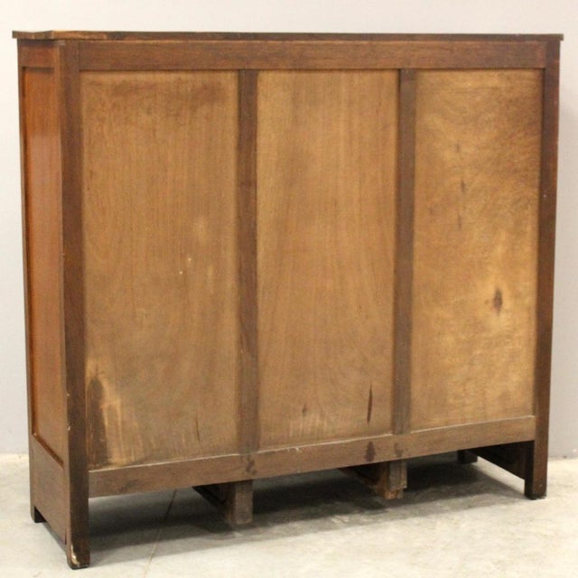 Wood Vintage Filing Cabinet in Oak, 1920s For Sale - Image 7 of 11