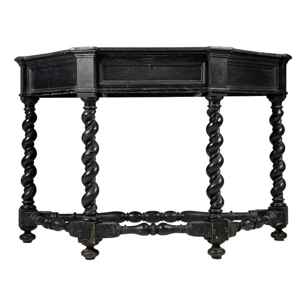 Black Side Table, 1800s For Sale