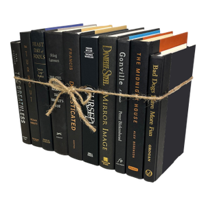 Decorative Books - Onyx Book Bundle - 1 Foot of Black Books