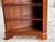 Brown Corner Bookcase in Cherry Wood, 1920s For Sale - Image 8 of 18
