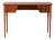 Scandinavian Mahogany Desk with Brass Handles, 1940s For Sale