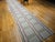 Vintage American Runner, Flat-Woven Wool & Cotton, Allover Pattern, Green Stripes, 4x24 For Sale - Image 12 of 12