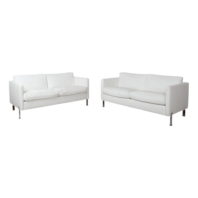 Two-Seater Sofas in Leather from de Sede, Set of 2 For Sale