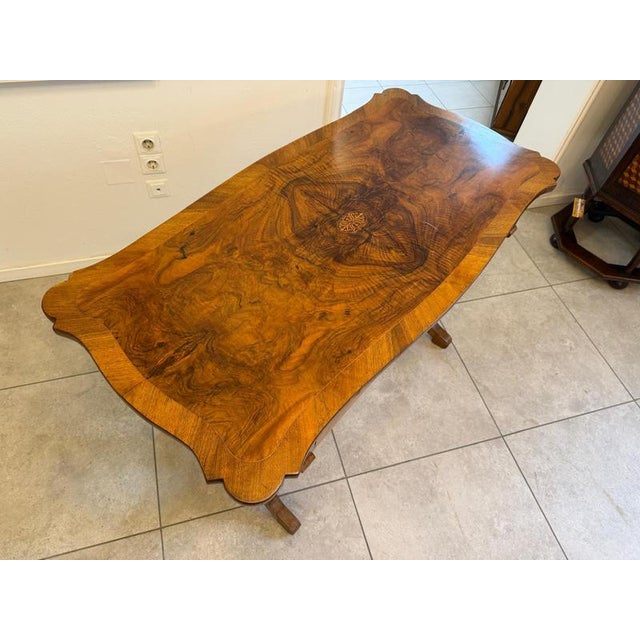 Contemporary Antique Biedermeier Desk with Drawer For Sale - Image 3 of 18