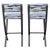 Forged Steel Counter Stools in the Style of Charleston Forge Naples, a Pair For Sale - Image 4 of 10