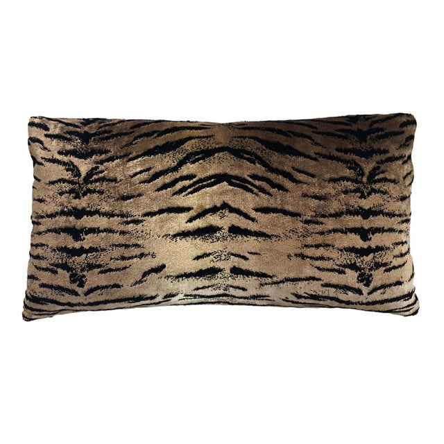 Classic tiger pillows made from Italian Velour Velvet. With a silky, super soft feel, this fabric is divine! Elegant yet...