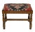 1920s 1920s Antique Wooden Bench With Antique Iktat Fabric For Sale - Image 5 of 9