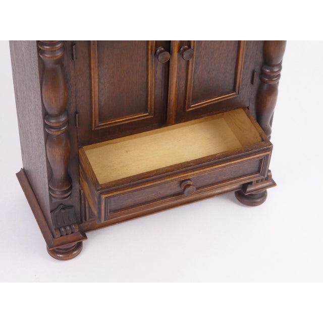 Vintage Wooden Cabinet with Drawers, 1930s For Sale - Image 9 of 10