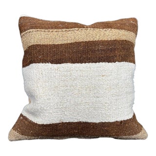 Turkish Hemp Pillow Cushion Natural Beige Brown Cushion Cover 20x20 For Sale