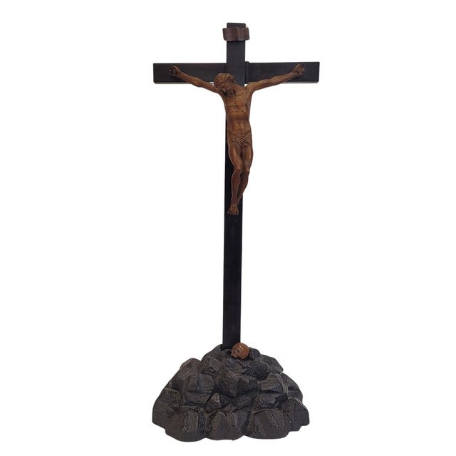 “Christ Crucified” after Guglielmo della Porta, wood, 17th century – Spain Exquisite and delicate crucified Christ...