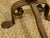 Metal Antique-Style Hand-Forged Iron and Brass Andirons With Urn Finials – Pair For Sale - Image 7 of 8