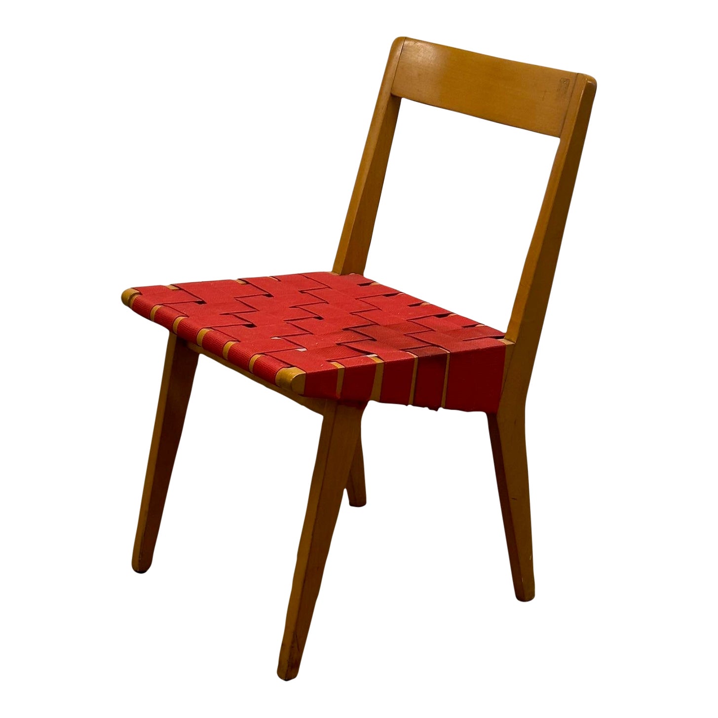 1960s Webbed Side Chair by Jens Risom for Knoll | Chairish