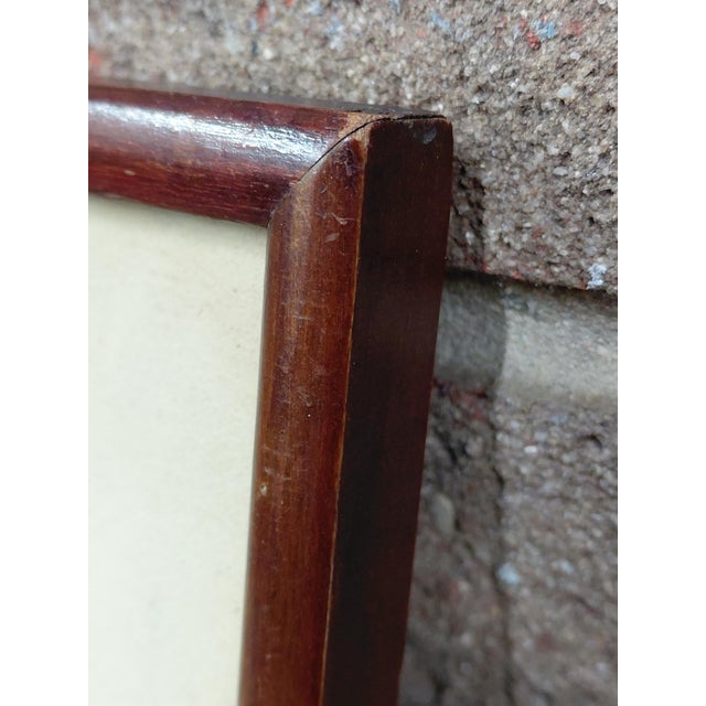 Framed Signed Wallace Nutting Hand-Colored Print For Sale - Image 9 of 10