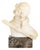 Sculpture, Amelia Earhart, 1890s, Alabaster & Marble For Sale
