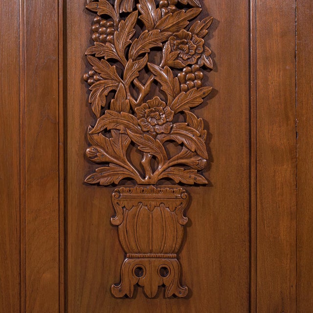 Large Vintage Dressing Screen, Oriental, Folding, Privacy, Room Divider, Retail For Sale - Image 11 of 12