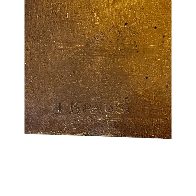 Pair German 19th Century Still Lives Fruit & Flower Baskets Oil on Board For Sale - Image 13 of 18