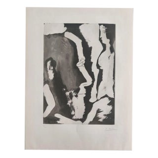 Pablo Picasso, Sculptor Working on a Female Bust II, 1965, Etching For Sale