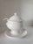 Classic and timeless, this vintage California pottery soup tureen brings understated elegance to the table. Nearly 80...