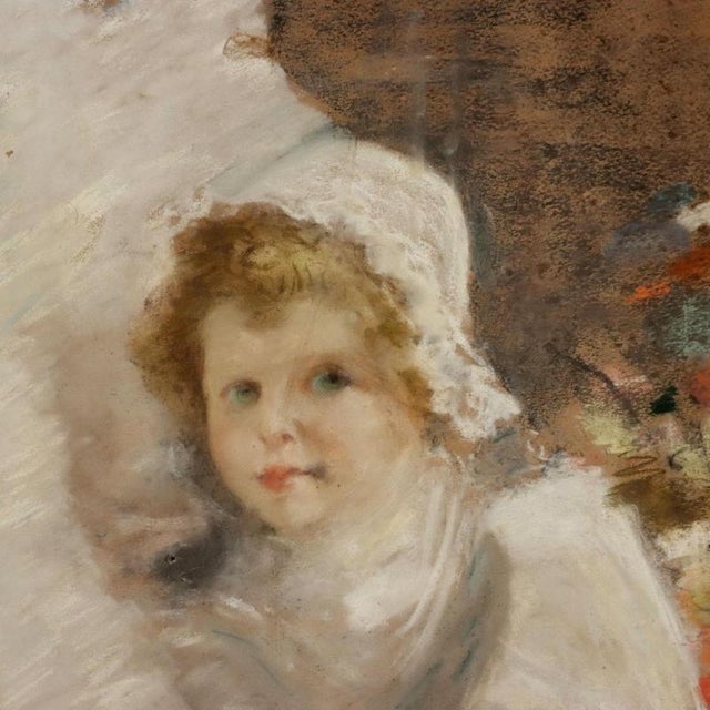 Pompeo Mariani, Mixed Media on Paper, Framed For Sale - Image 4 of 11