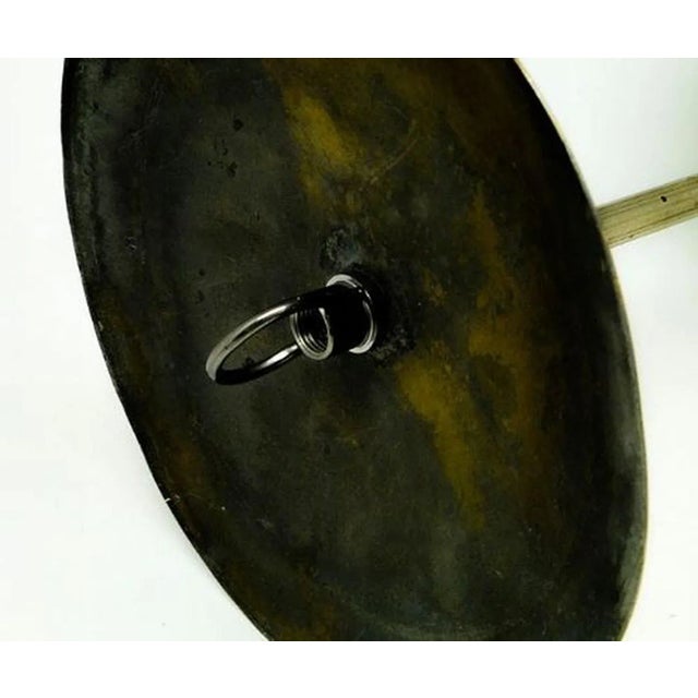 Art Deco Style Pendant Lamp, Germany, 1950s, in Worn conditions. Designed 1950 to 1959 European Plug (up to 250V).The...