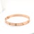 This is a newly serviced Cartier Love Bracelet in 18k Rose Gold. It is a size 7. It comes with the original box and...