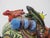Red Alfonso Castillo Orta Caterpillars Day of Dead Skull Mexican Folk Art Pottery For Sale - Image 8 of 16