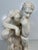 Ceramic After Auguste Rodin, The Thinker Sculpture, White Glazed Terracotta, 1950s For Sale - Image 7 of 11